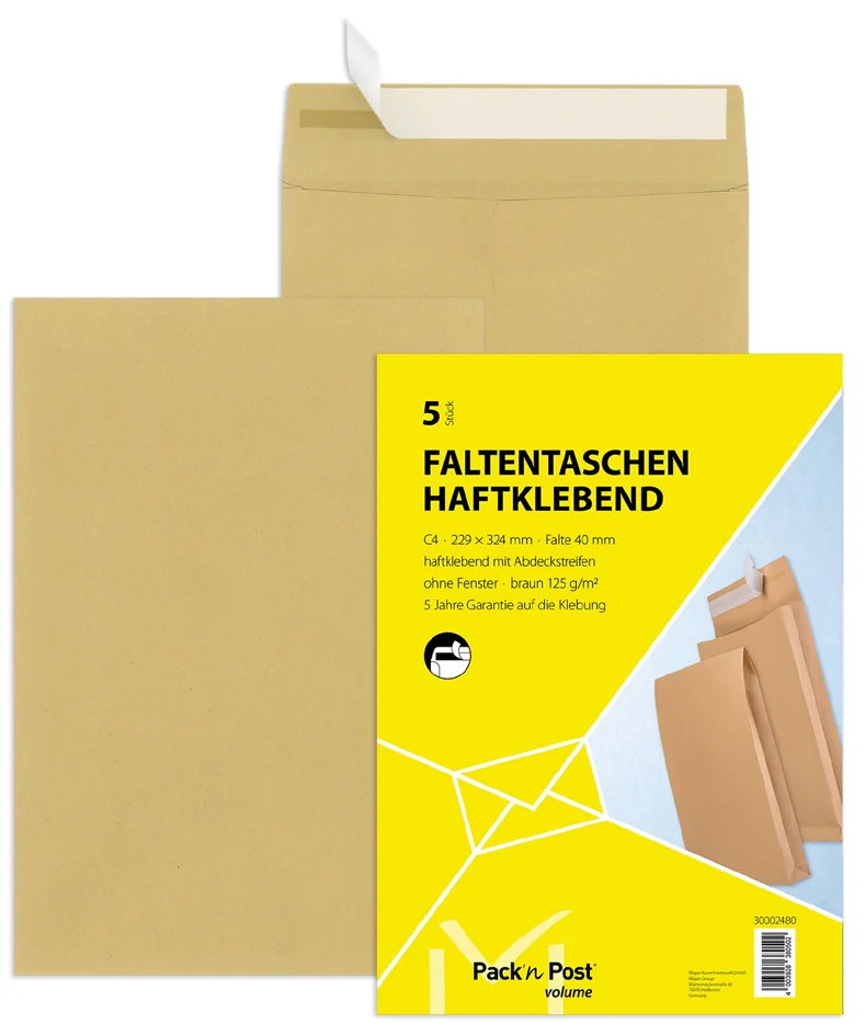 MAILmedia pochette à soufflets avec bande auto-adhésive, B4 — 250 × 353 mm - OEM 30133866