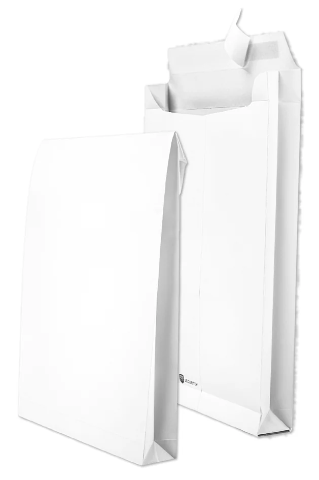 SECURITEX Pochette d'expédition à soufflet, C4, blanc — 229 × 324 mm - OEM 30001215