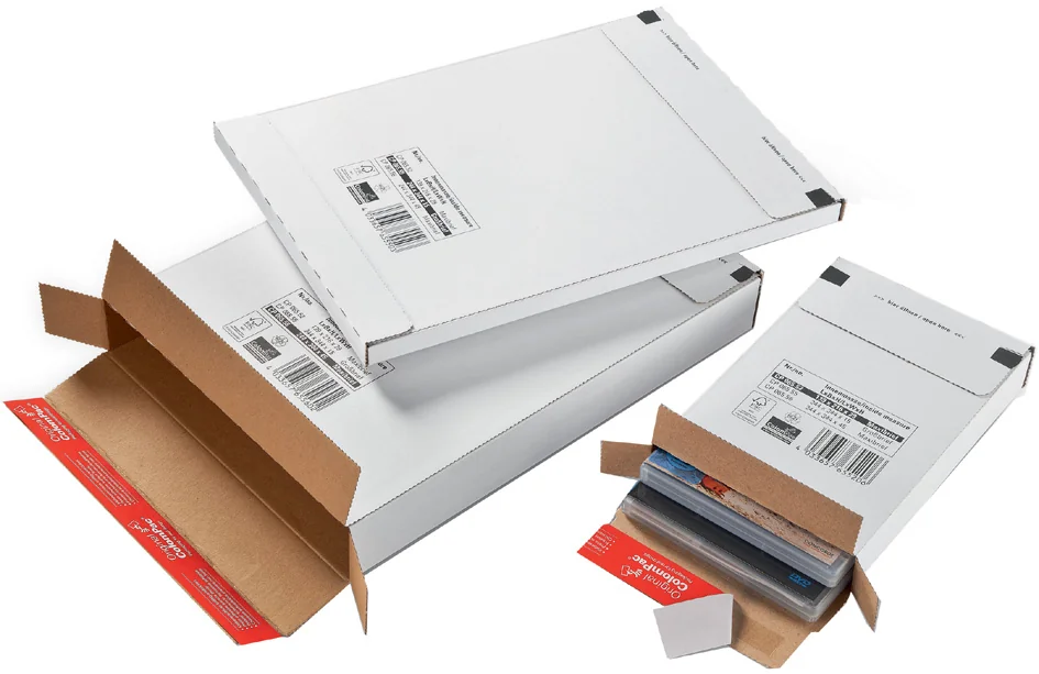 ColomPac Carton d'expédition paquet, pour lettre Maxi - lot de 100 — Int. 244 × 344 × 45 mm - OEM CP 065.56