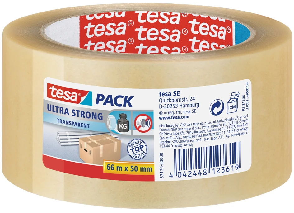 tesa tesapack Ruban adhésif ultra strong, 50 mm x 66m - OEM 57176-00000-09