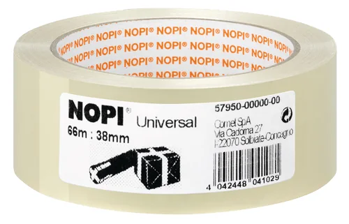 NOPI Ruban adhésif universel pour emballage, 50 mm x 66 m - lot de 6 - OEM 57952-00000-00