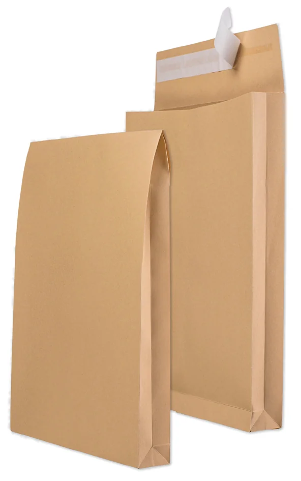 MAILmedia Pochette d'expédition B4 à soufflets, marron — 250 × 353 mm - OEM 30133863