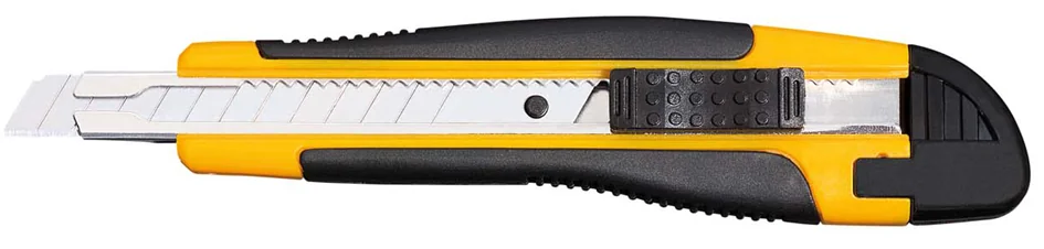 WEDO Cutter universel, lame: 9 mm, noir/jaune — 135 × 27 × 15 mm - OEM 78 609
