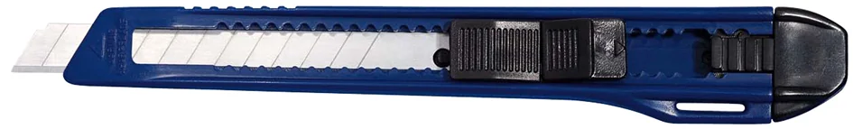 WEDO Cutter Ecoline, lame: 9 mm, bleu/noir — 135 × 20 × 15 mm - OEM 78 009