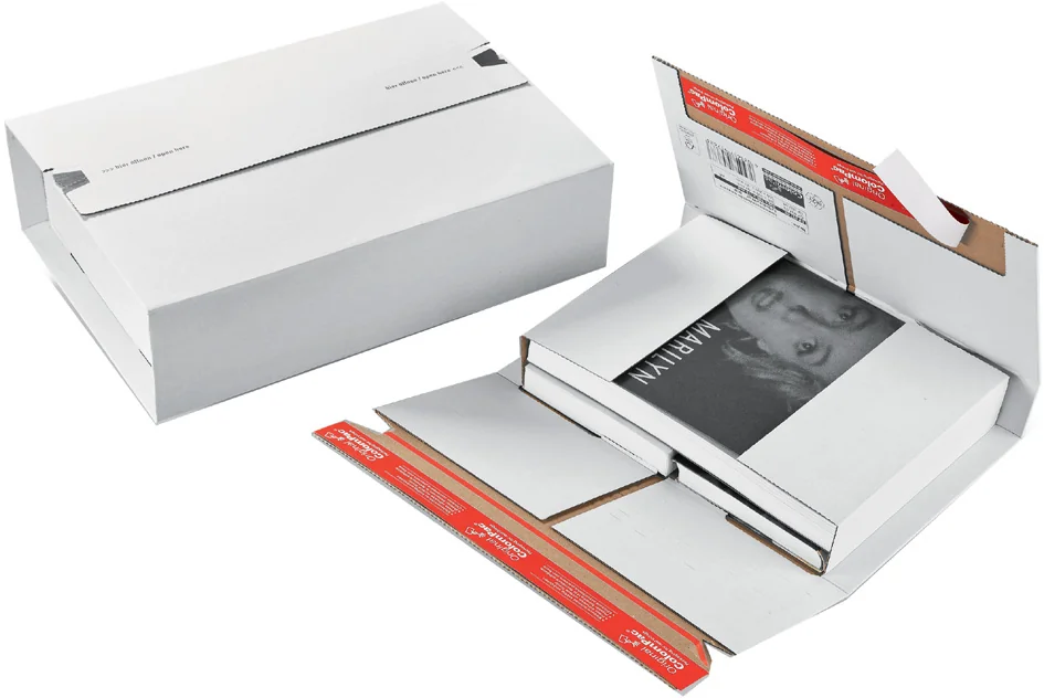 ColomPac Emballage d'expédition universel, B5, blanc - lot de 20 — Int. 250 × 190 × 10–75 mm - OEM CP 037.52