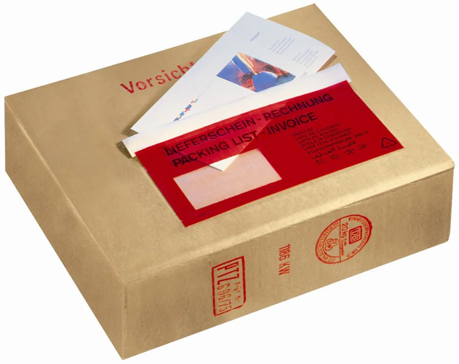 dm-folien Pochette pour bon de livraison, format long — Int. 225 × 122 mm - OEM 78910506