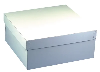 PAPSTAR Boîtes en carton pour tartes avec couvercle — 300 × 300 × 100 mm - OEM 18856