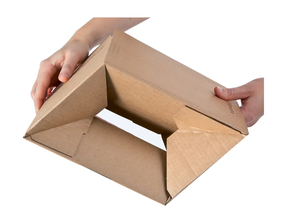 ColomPac Carton à fond automatique avec une fermeture - lot de 20 — Int. 230 × 160 × 50 mm - OEM CP 151.115
