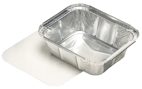 STARPAK Coupelle en aluminium, avec couvercle, 650 ml — 220 × 128 × 33 mm - OEM 14525
