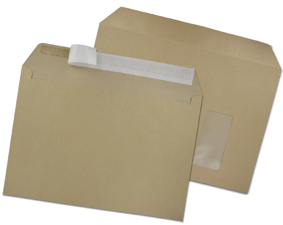 GPV Pochettes d'expédition, C4, 229 x 324 mm, kraft marron - OEM 3255