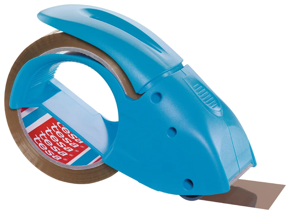 tesapack Dévidoir 'pack 'n' go', équipé, bleu — Pour rouleaux de ≤50 mm × 66 m - OEM 51112