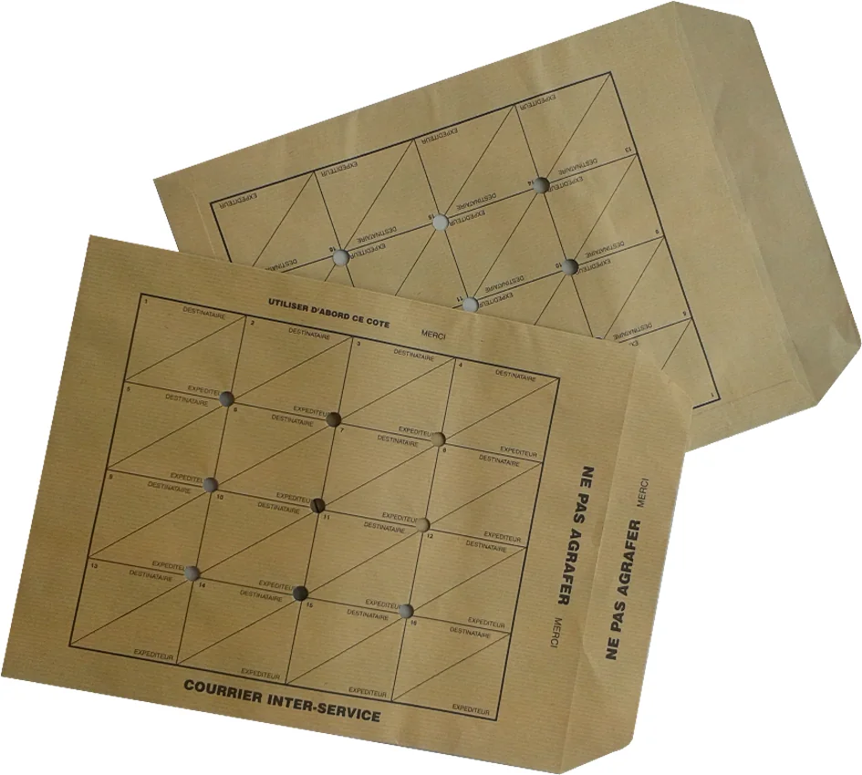 GPV Pochettes Navette, kraft brun, sans gommage — 260 × 330 mm - OEM 4204