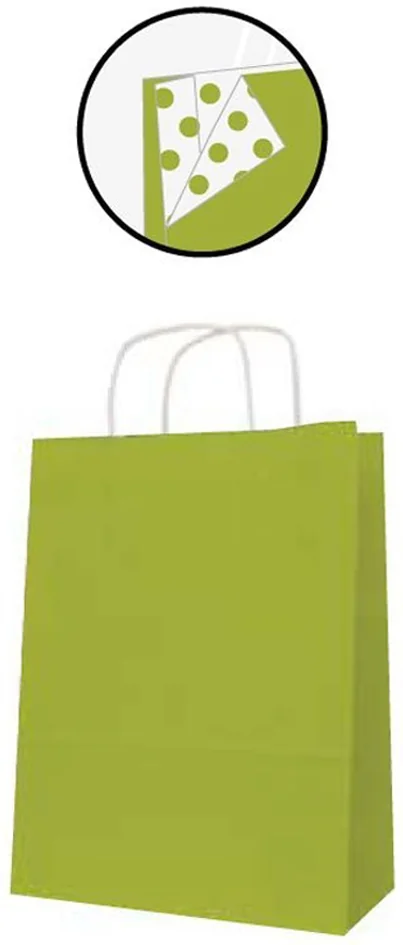 APLI Papieren zak, kraft, medium, zilver — 250 × 110 × 310 mm - OEM 101850 - Afbeelding 4