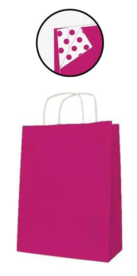 APLI Sac en papier, kraft, moyen, vert lime — 250 × 110 × 310 mm - OEM 101848