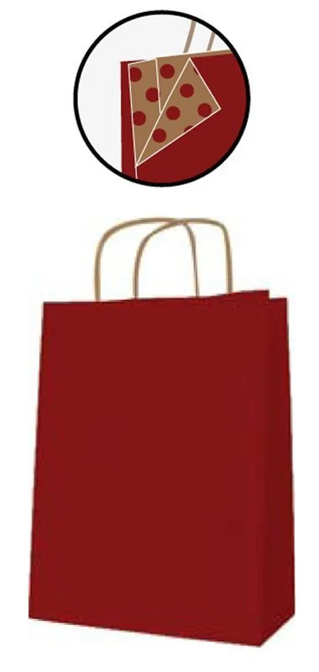 APLI Sac en papier, en kraft, moyen, noir — 250 × 110 × 310 mm - OEM 101840