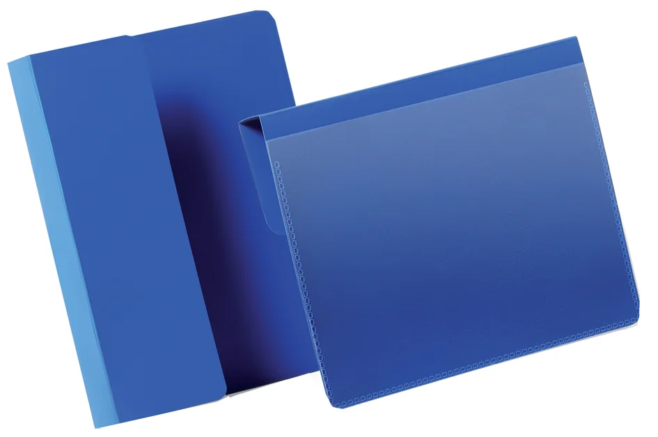 DURABLE Pochette d'identification, avec pli, A4 paysage — Ext. 317 × 321 mm - OEM 172307