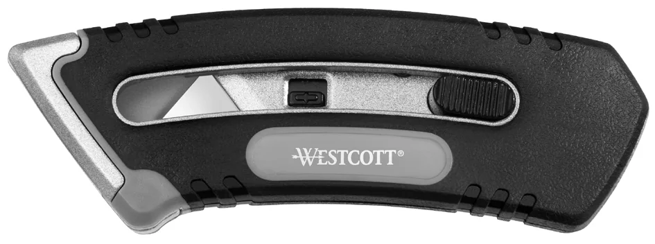 WESTCOTT Couteau universel, rétractable, boîtier aluminium — 145 mm - OEM E-84029 00 – Image 4
