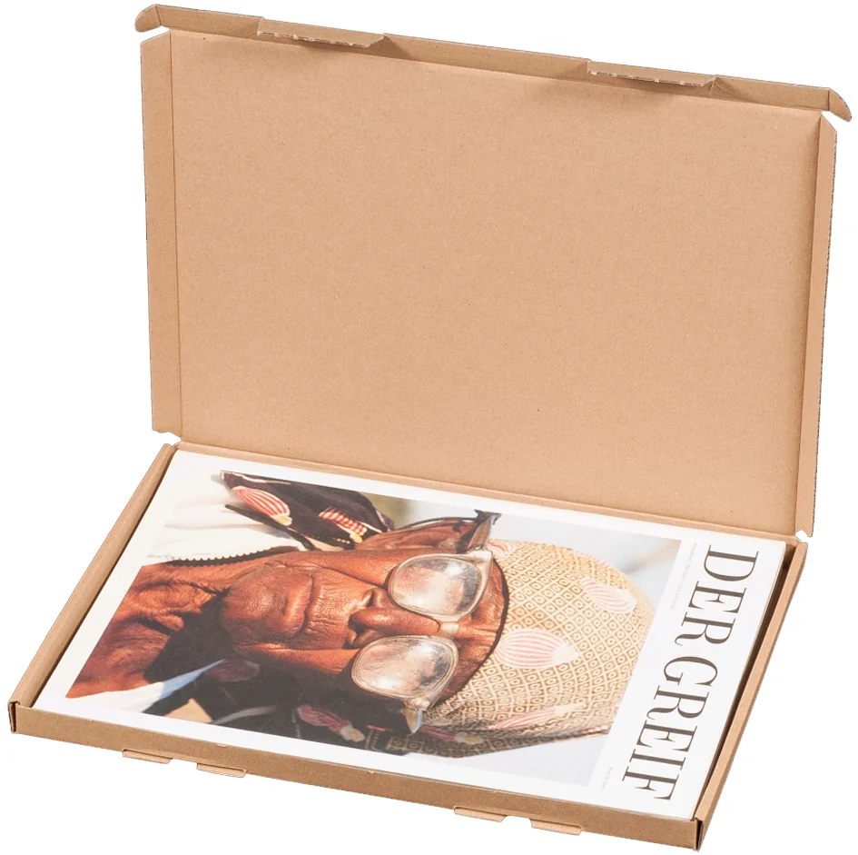 smartboxpro Carton d'expédition pour catalogue, A4, marron - lot de 25 — Int. 345 × 245 × 17 mm - OEM 322101025