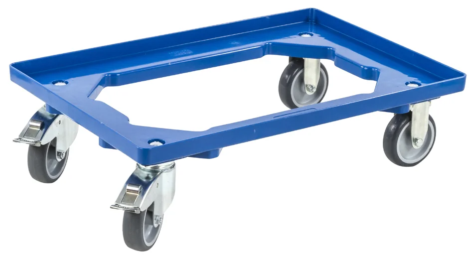 allit Chariot de transport ProfiPlus EuroRoll OB 600, rouge — 615 × 415 × 175 mm - OEM 456868 – Image 2