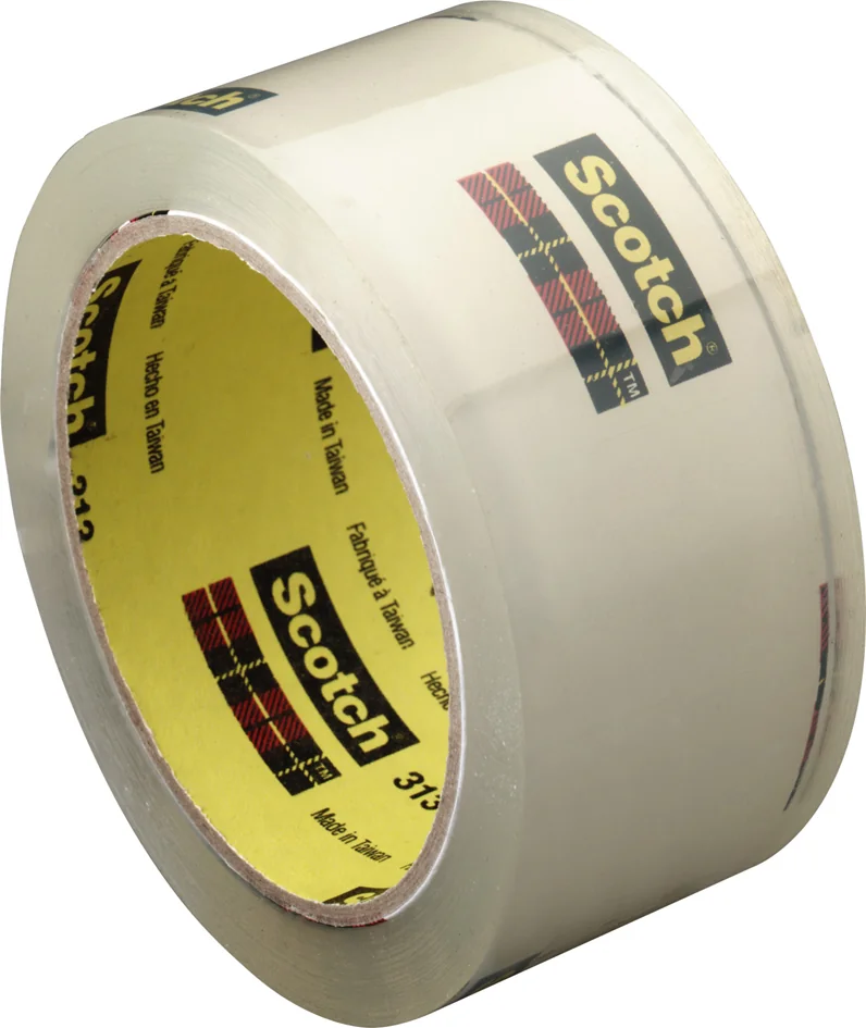 Scotch 3M Scotch Ruban adhésif d'emballage 313, PP, 50 mm x 66 m - lot de 6 - OEM 313
