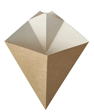 PAPSTAR Cornet à frites 'pure', dimensions: 190 x 235 mm - OEM 86779