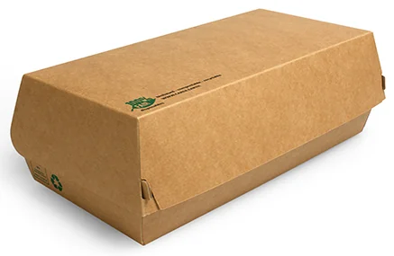 PAPSTAR Boîte à baguette 'pure', dimensions: 220x105x75 mm - OEM 87249
