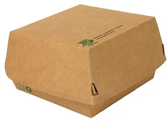 PAPSTAR Boîte à burger 'pure', dimensions: 155 x 155 x 90 mm - OEM 87248