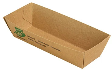 PAPSTAR Barquette pour snack 'pure', 160 x 110 x 40 mm - OEM 87246