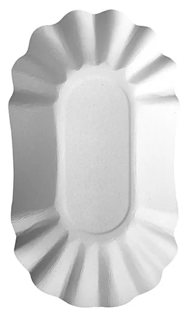 PAPSTAR Barquette à frites 'pure', 105 x 175 x 30 mm, blanc - OEM 11273