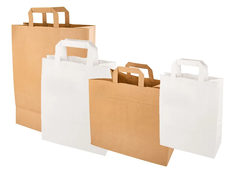PAPSTAR Sac en papier, 220 x 100 x 280 mm, blanc - OEM 86454