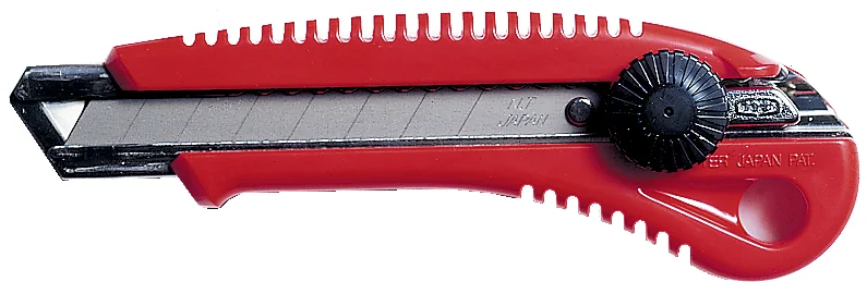 NT Cutter L-550P, boîtier en plastique, lame 18 mm, rouge - OEM h1310610