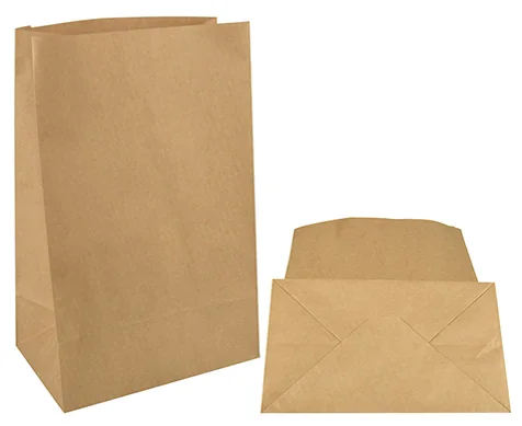 PAPSTAR Sac en papier à fond plat, 295 x 190 x 120 mm - OEM 86316