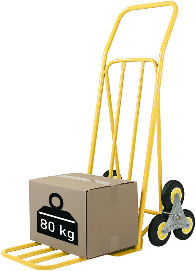 Wonday traploperkar in stalen buis, 2x 3 wielen — 550 × 900 × 1175 mm - OEM MDI200571