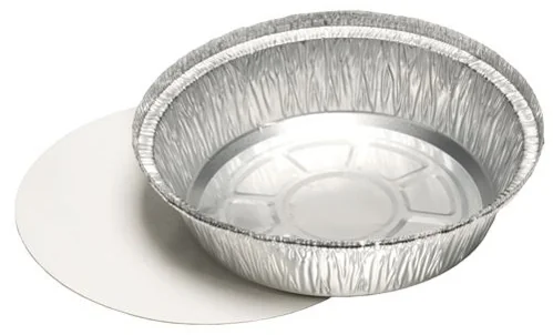 STARPAK Coupelle en aluminium rond, avec couvercle, 700 ml — 182 × 40 mm - OEM 14508