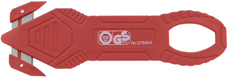 WEDO Cutter de sécurité, rouge — Profondeur de coupe 6 mm - OEM 78 864