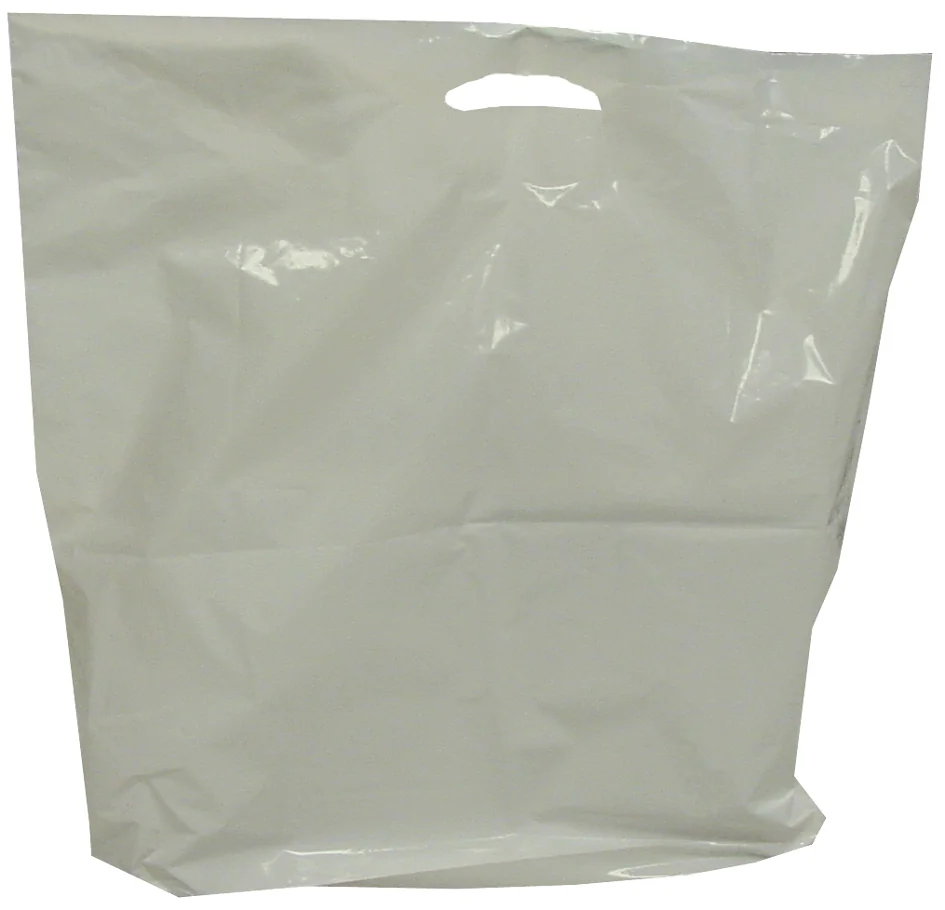 HAPPEL Sac cabas en LDPE, (L)380 x (P)50 x (H)450 mm, blanc - OEM 435.100