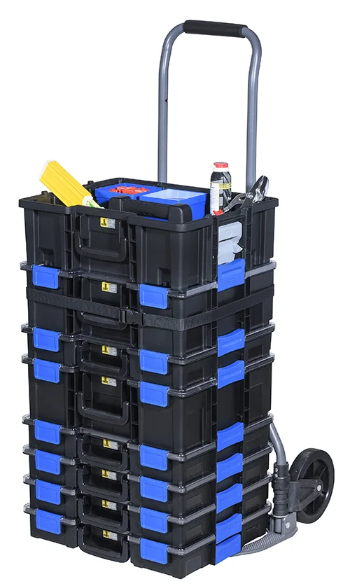 allit Diable de transport EuroPlus Roll it K110, noir — Ext. 490 × 520 × 1100 mm - OEM 454380 – Image 3