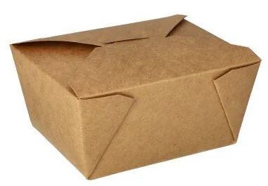 PAPSTAR Boîte repas 'pure', 1000 ml, brun — 165 × 135 × 50 mm - OEM 87611