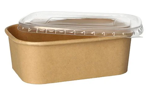 PAPSTAR Barquette d'emballage 'pure', 500 ml, brun — 173 × 123 × 41 mm - OEM 88818