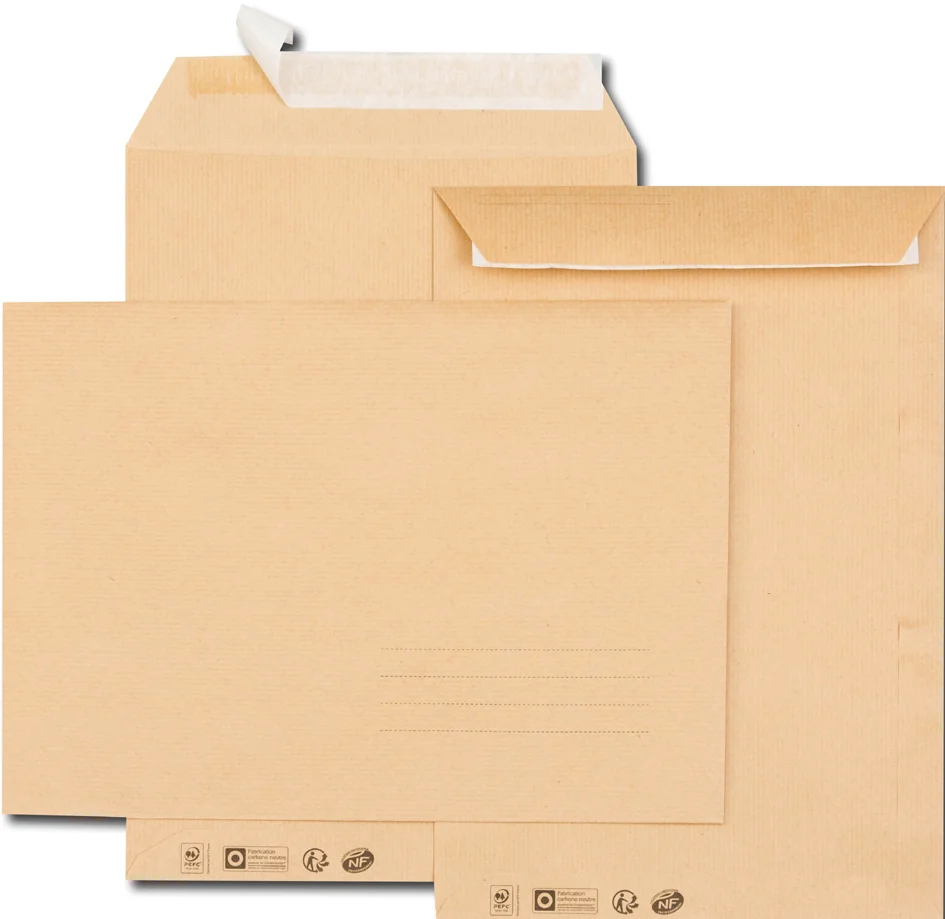 GPV Pochettes d'expédition, C5, 162 x 229 mm, kraft brun - OEM 6631