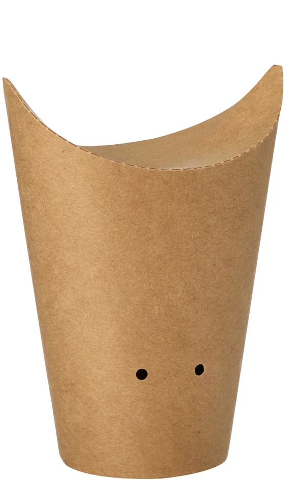 PAPSTAR Etui pour frites, brun, petit — 85 × 140 mm - OEM 89264