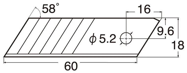 NT Cutter NT Reservelemmetjes voor cutter BL1P, lemmetbreedte: 18 mm - OEM h1311589 - Afbeelding 5