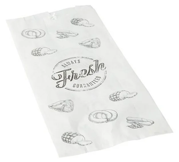PAPSTAR Sachet à viande, petit, blanc — 280 × 140 × 60 mm - OEM 82664