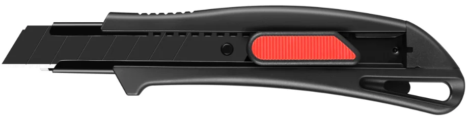 Hansa Cutter HM-100.18, boîtier en plastique, noir — Lame 18 mm - OEM 41-1310.013