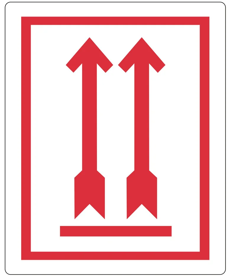 rillprint Étiquette 'HAUT ! NE PAS LAISSER TOMBER' — 74 × 105 mm - OEM 76840