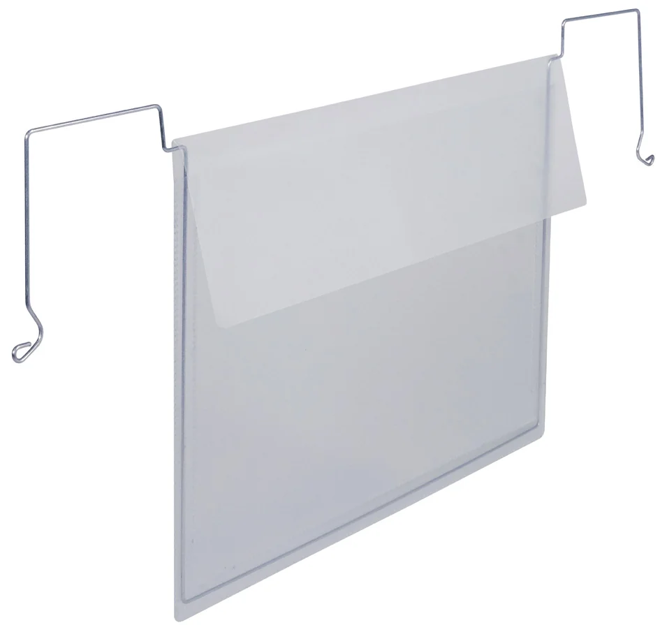 DURABLE Pochette avec support en fil de fer, A4 paysage, PP — Int. 297 × 210 mm - OEM 118819