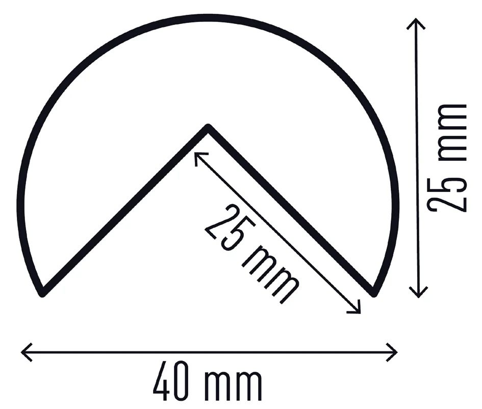 DURABLE Profilé de protection C20, magnétique, carré — 1 m - OEM 1111130