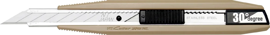 NT Cutter AR30D-WB, boîtier en plastique, wood beige — Lame 9 mm - OEM h1310649