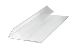 DURABLE Pochette d'identification HARD COVER, pli 1/2 A5 — Ext. 210 × 74 mm - OEM 116119